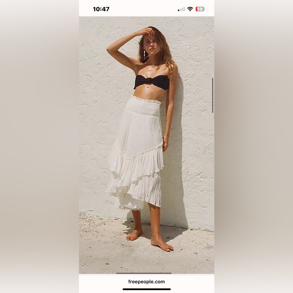 Free People convertible Maxi Skirt